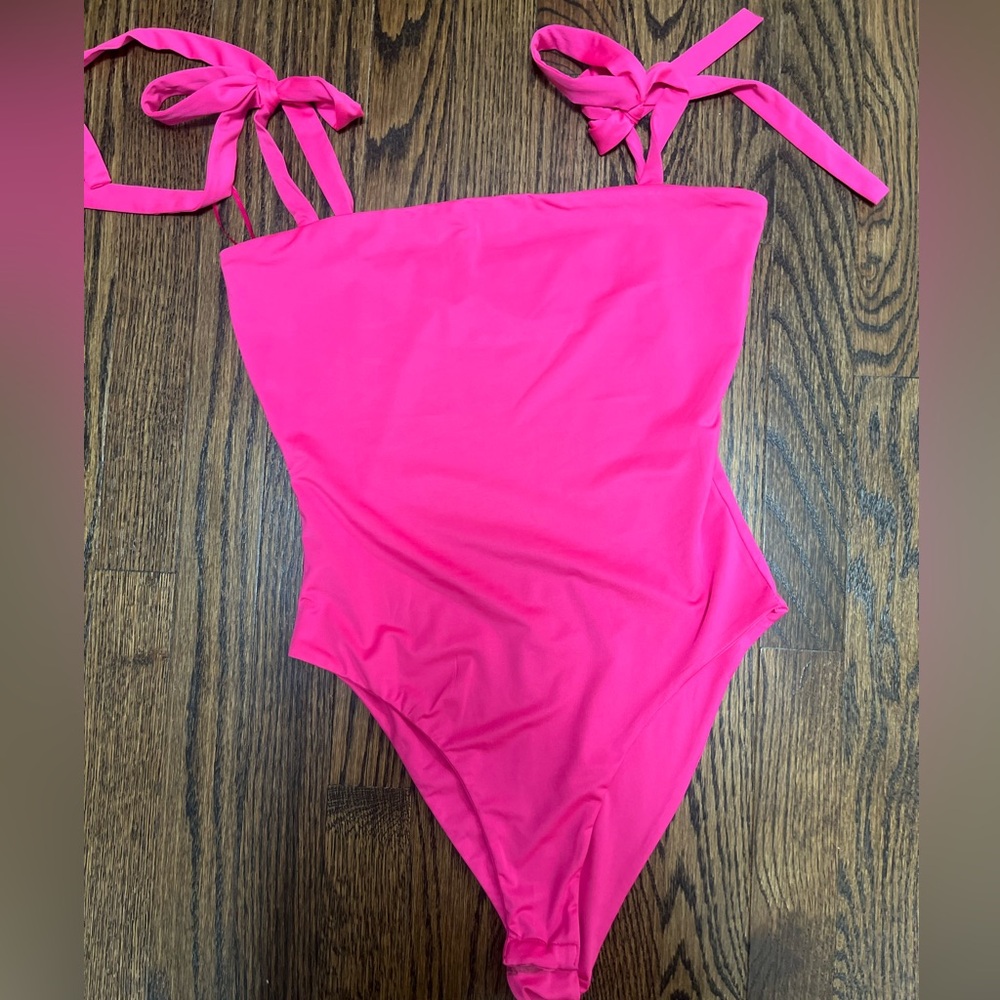 Pink Bow Bodysuit Showpo